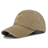 Distressed Embroidered Ponytail Baseball Cap