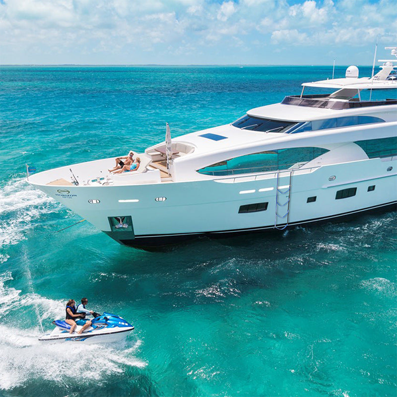 a boat in the water