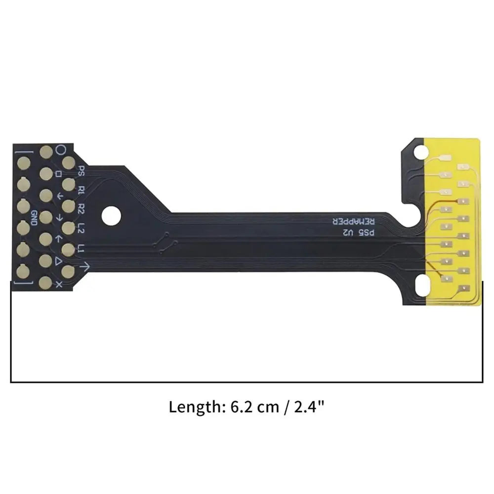 a black and yellow circuit board