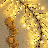 LED Christmas Leaf Garland Light