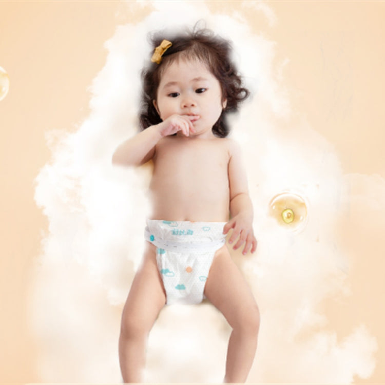a baby in a diaper
