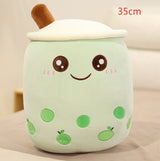 Strawberry Milk Tea Plush Toy Pillow