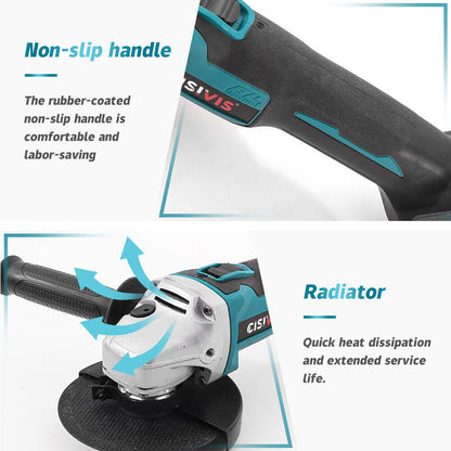 125mm Angle Grinder, Cordless Cut-off Grinder, Grinding Machine, Flex With 21V 2batteries