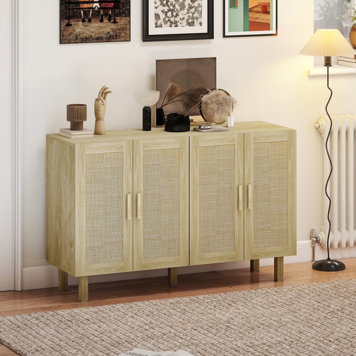 Boho Kitchen Cabinet