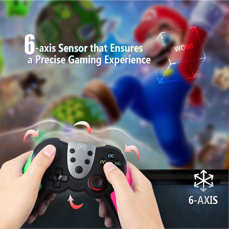a video game controller in a hand
