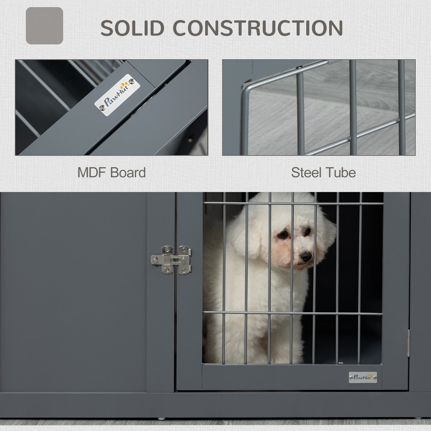 Furniture Style Dog Crate End Table