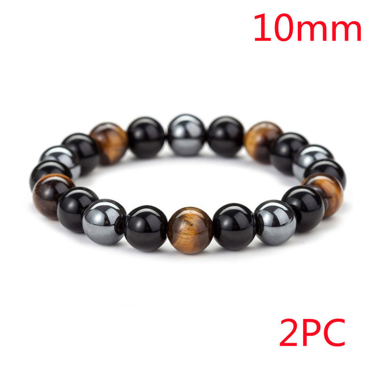 a bracelet with different colors of beads