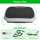Whole-Body Vibration Exercise Platform with Resistance Bands