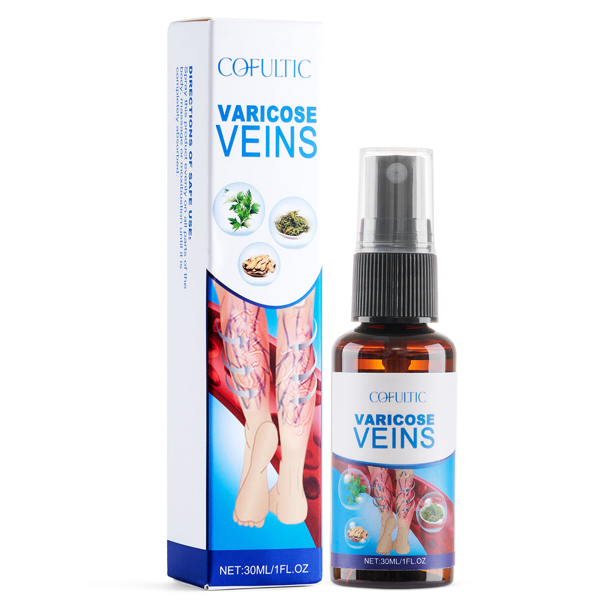 a bottle of varicose veins