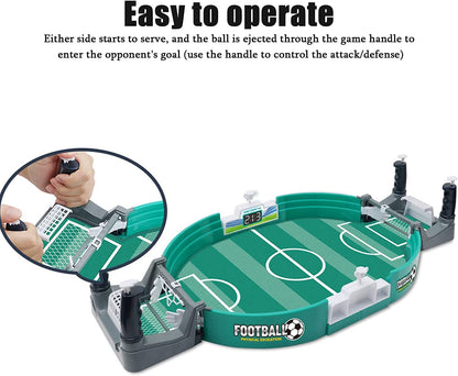 Football Table Interactive Game, Mini Tabletop Football Game Set For Kids, Hand-Eye Coordination Parent-Child Interactive Family Sports Board Game