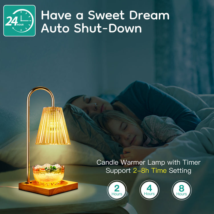 a woman and a child sleeping in bed
