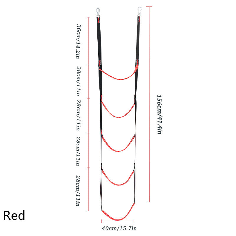 a diagram of a rope ladder