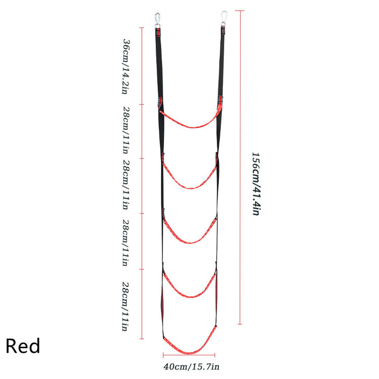 a diagram of a rope ladder