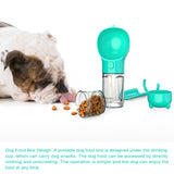 3-in-1 Portable Dog Water Bottle with Bowl and Waste Bag Storage