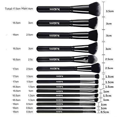 a group of makeup brushes