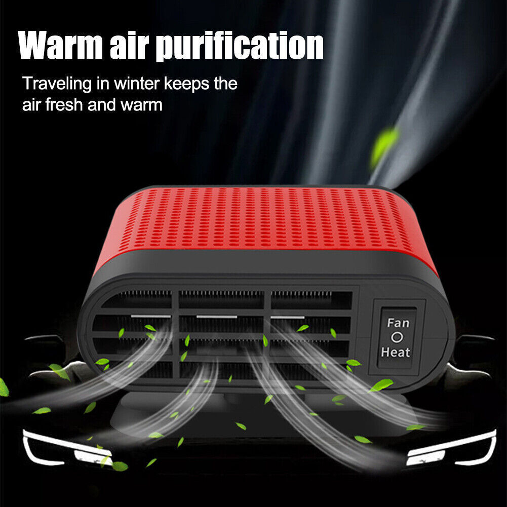 a red and black device with a vent