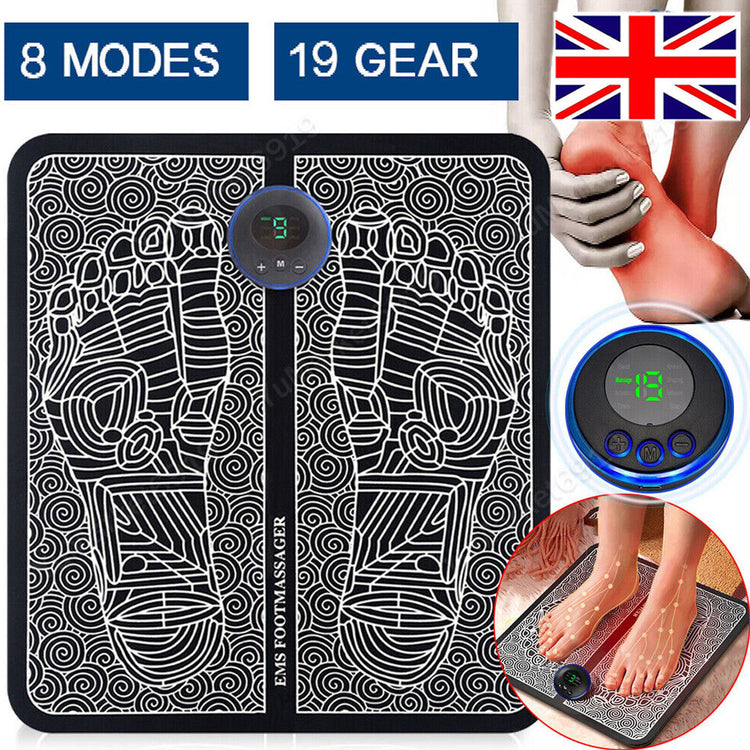 a digital foot scale with a round display
