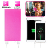 20,000mAh Dual-USB Portable Power Bank