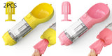 3-in-1 Portable Dog Water Bottle with Bowl and Waste Bag Storage