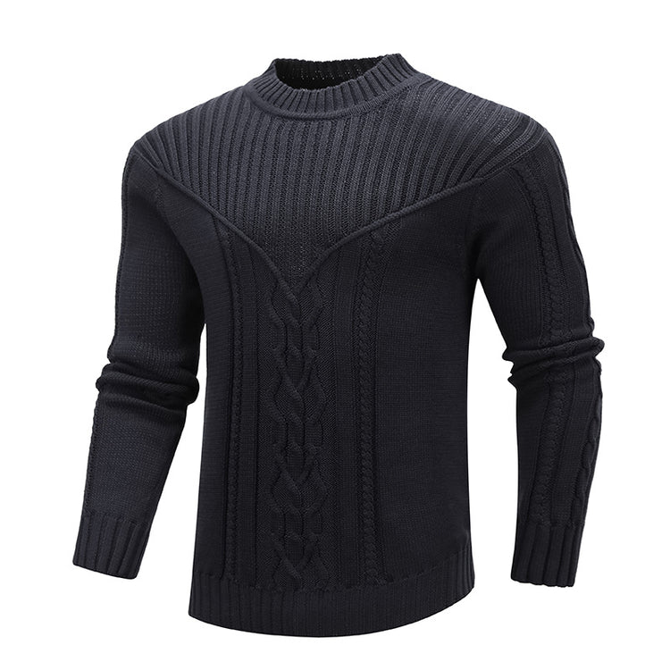 a black sweater with a white background