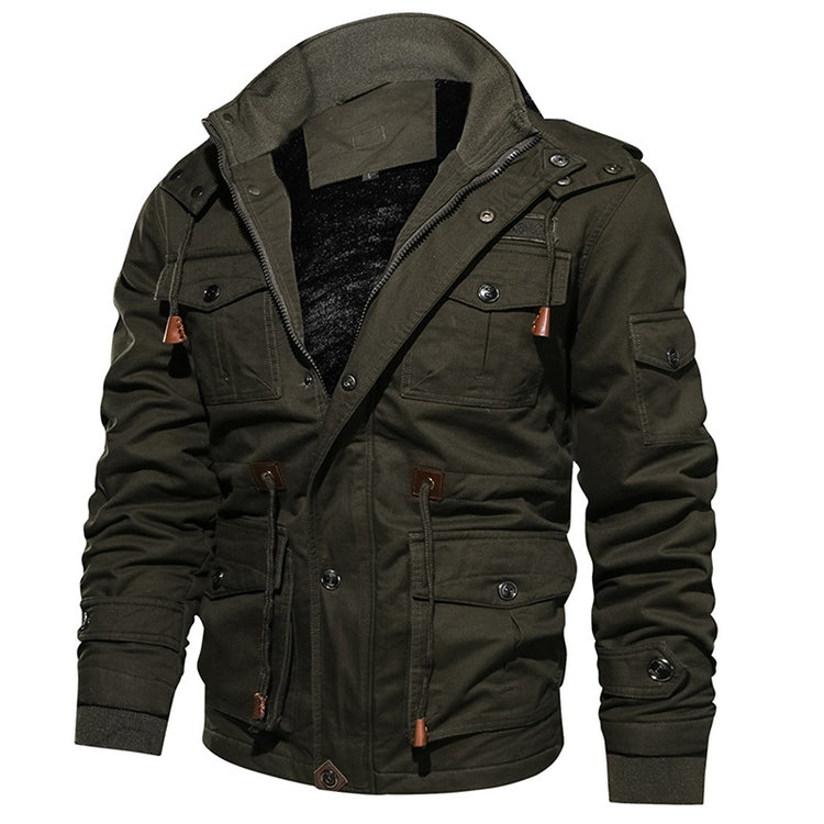 a jacket with a hood