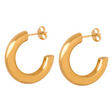 Minimalist Gold-Tone Fashion Earrings