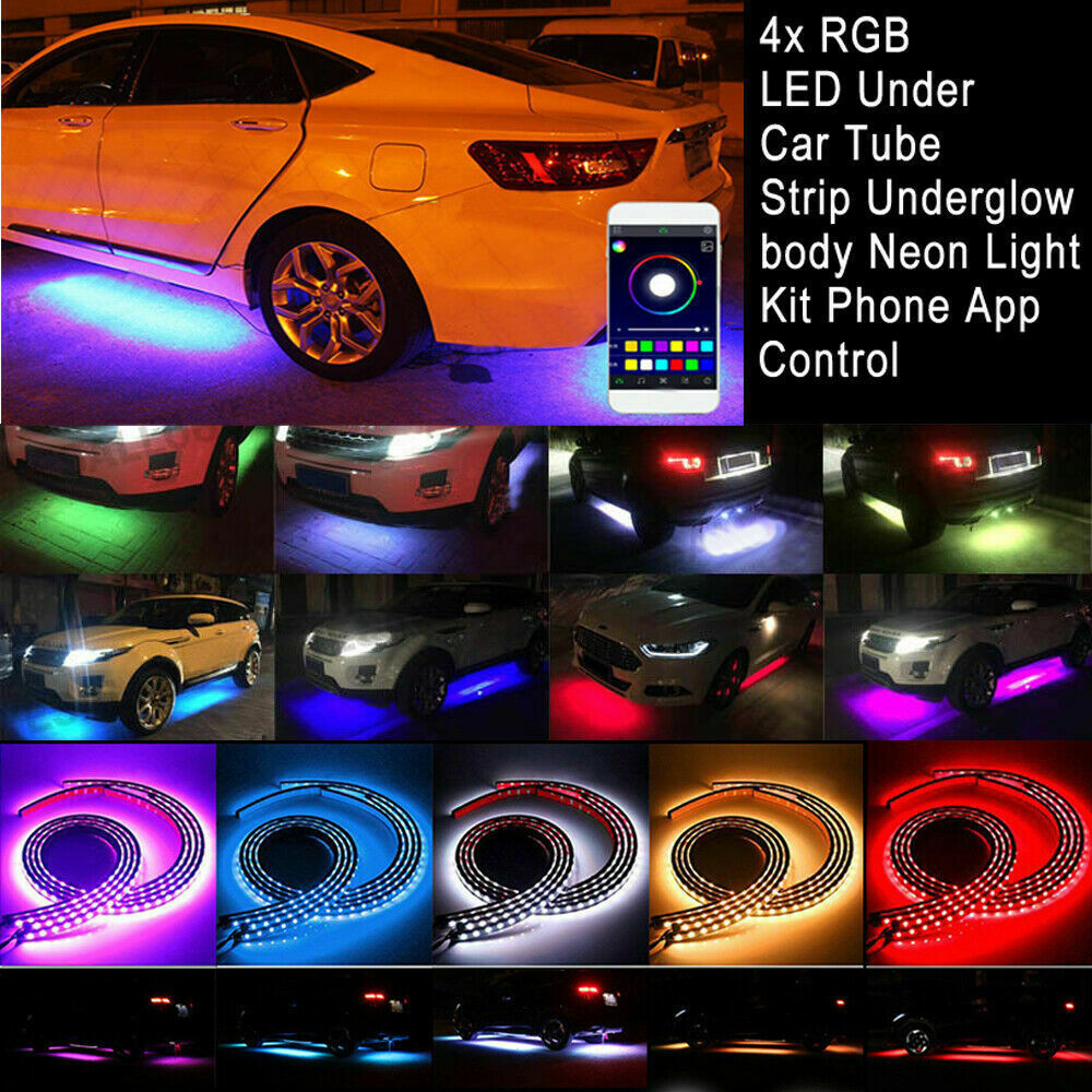 a collage of different colored lights