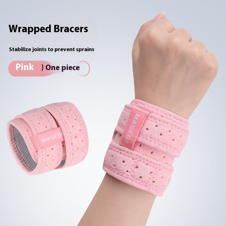 a wrist band on a wrist