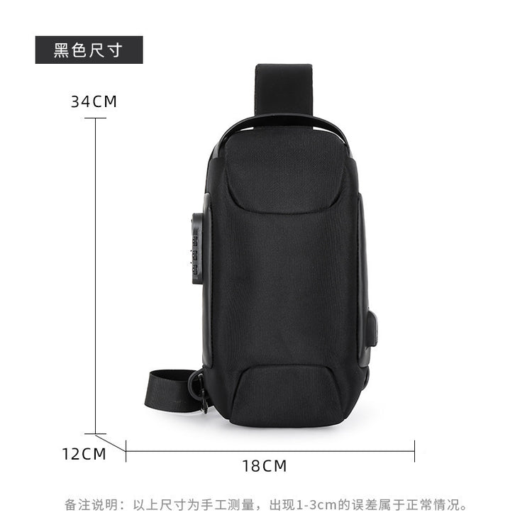 a black bag with a strap