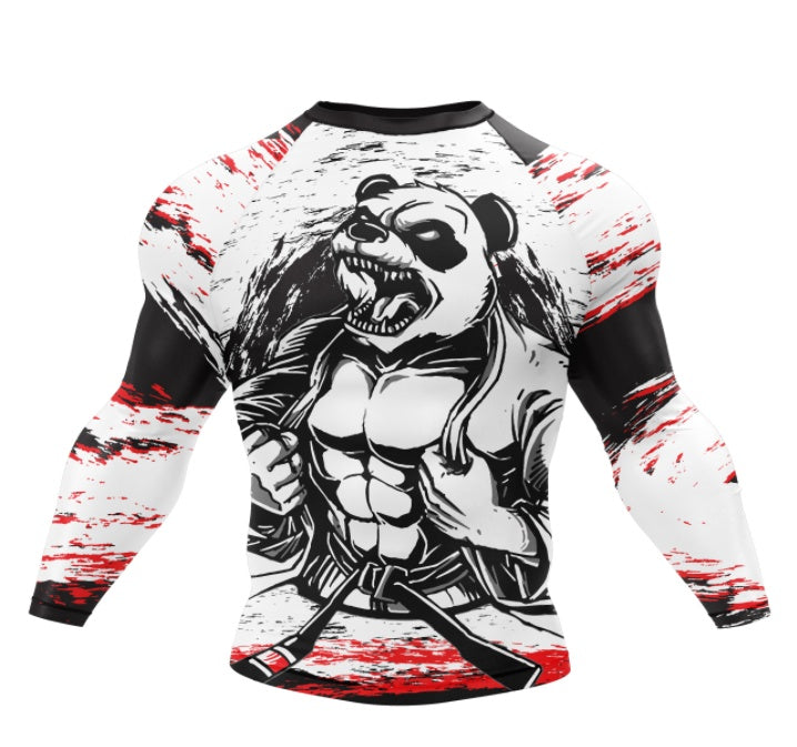 a shirt with a panda on it