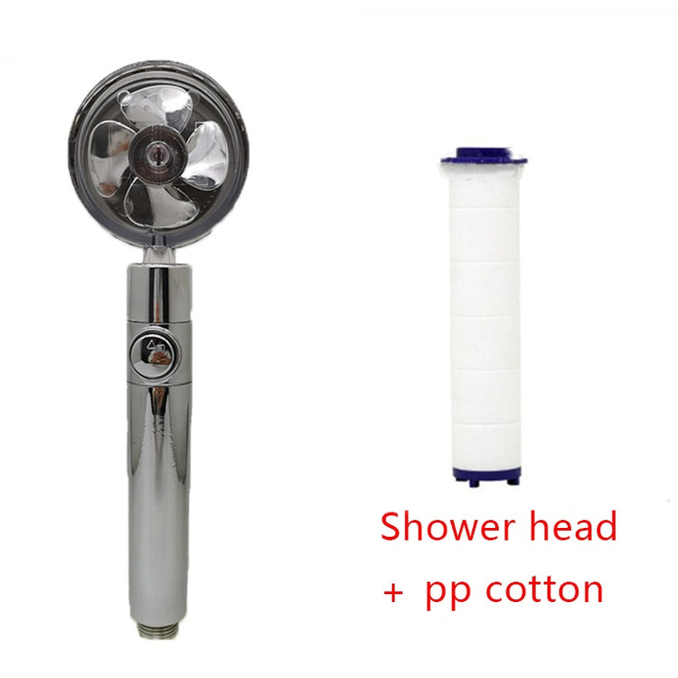a shower head and pp cotton