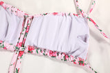 Women's Printed Strap Bikini Set