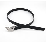 Women's Wide Belt with Butterfly Buckle