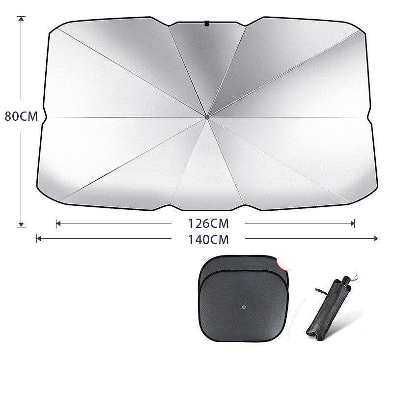 a diagram of a car sun shade