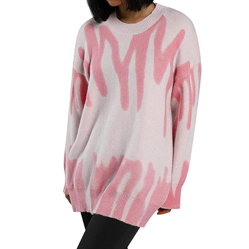 a woman in a sweater