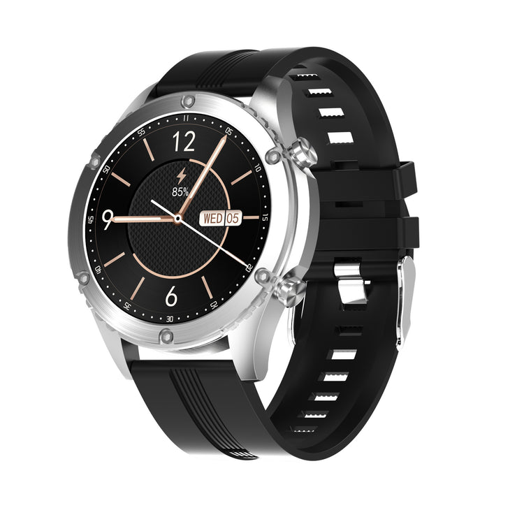 a close up of a watch