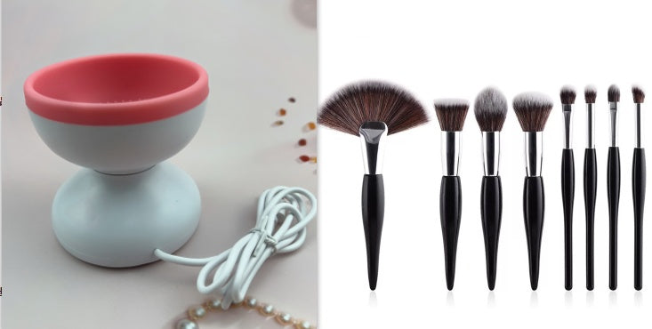 a close up of a brush