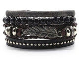 Men's Vintage Braided Leather Bracelet