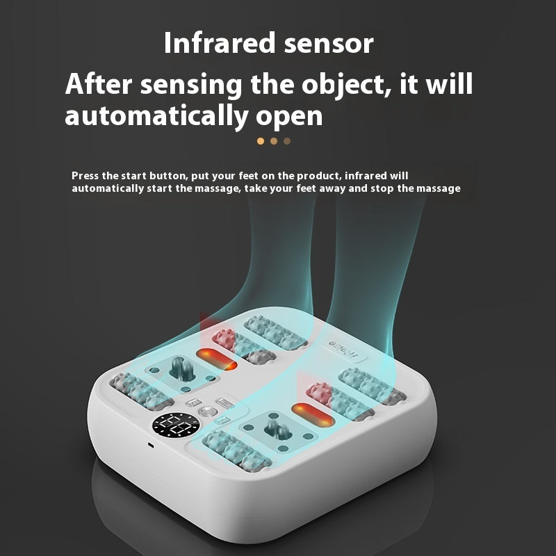a white square device with buttons and switches