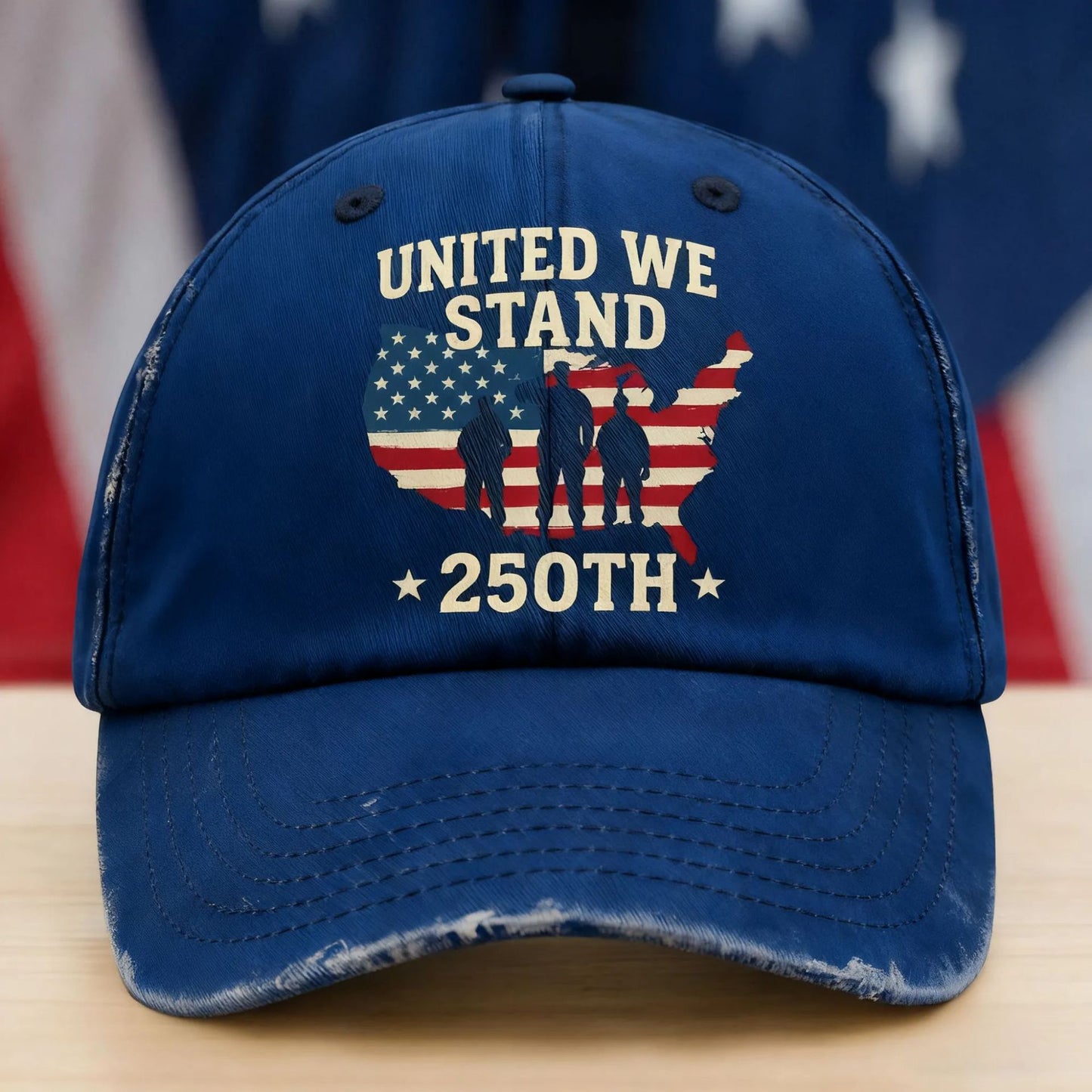 Washed Distressed Sun-Protective Baseball Cap