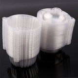 SINGLE CUPCAKE BOXES CLEAR MUFFIN HOLDER CASES DOMES CUPS PODS CONTAINERS