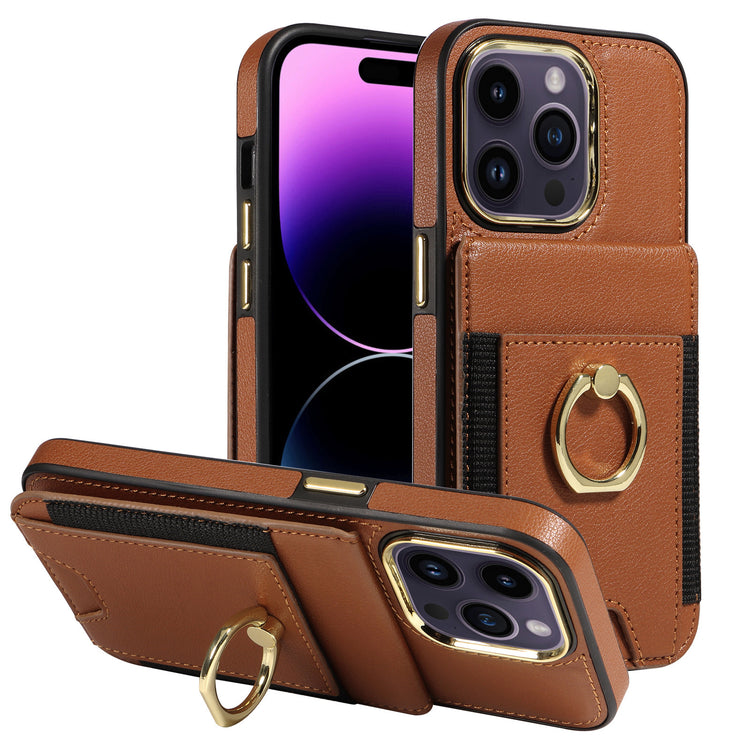 a phone case with a ring holder