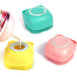 Silicone Pet Bath and Grooming Brush