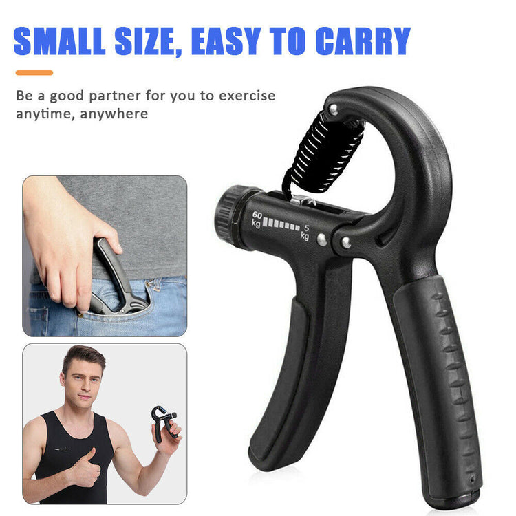 a black hand gripper