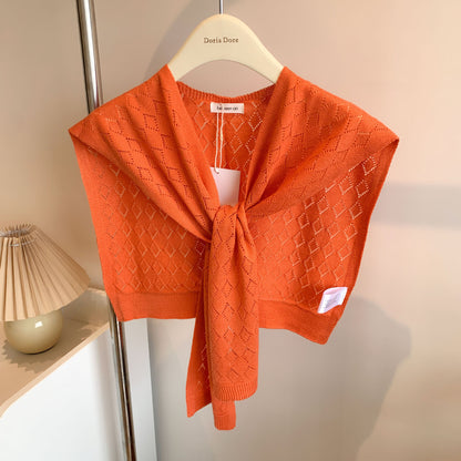 All-match Scarf Outer Wool Detachable Collar Shoulder