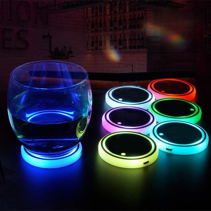 a glass with a drink and a glass with water
