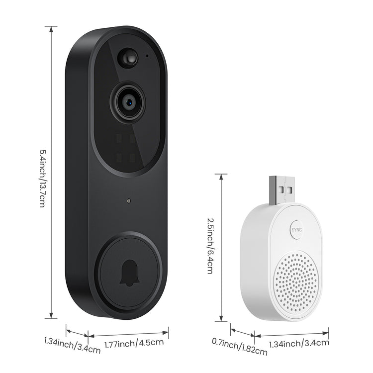 a black and white device with a camera and a usb stick
