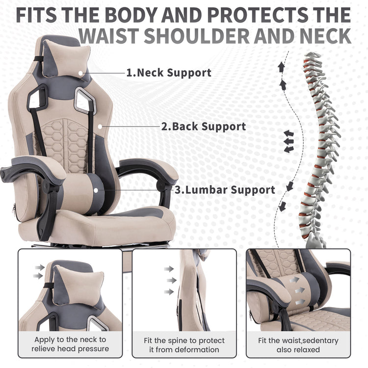a chair with instructions on it