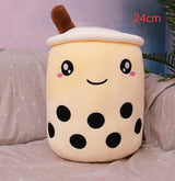 Strawberry Milk Tea Plush Toy Pillow