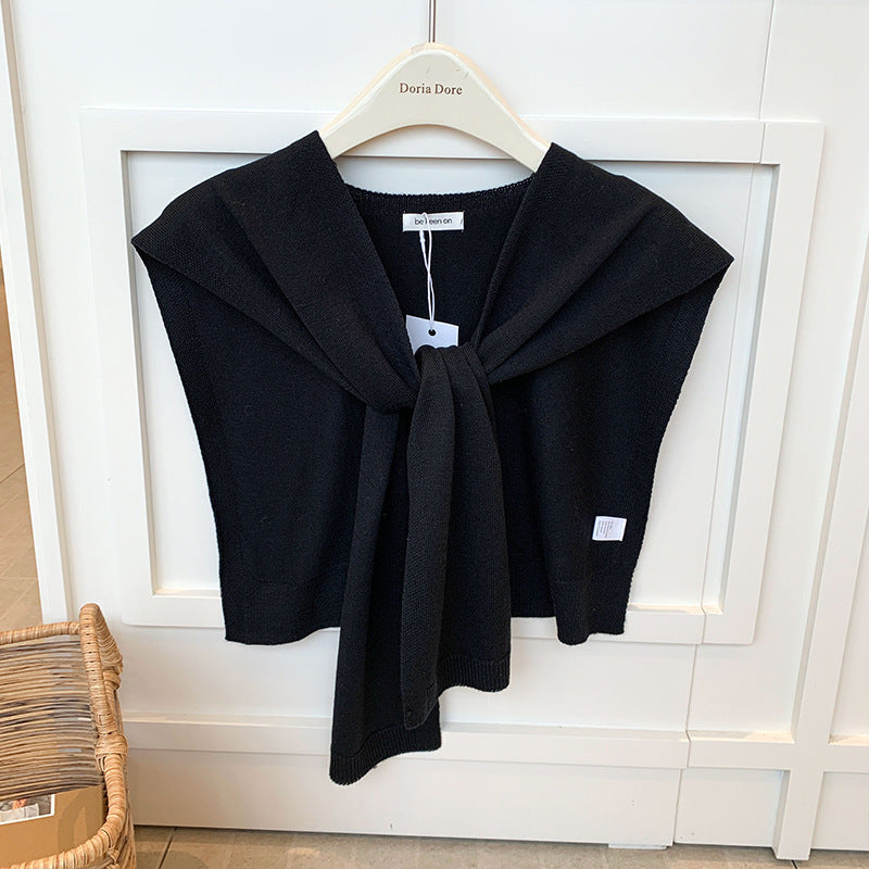 All-match Scarf Outer Wool Detachable Collar Shoulder